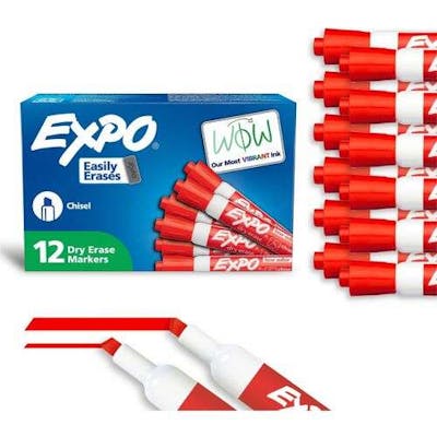 EXPO Dry Erase Markers - Red