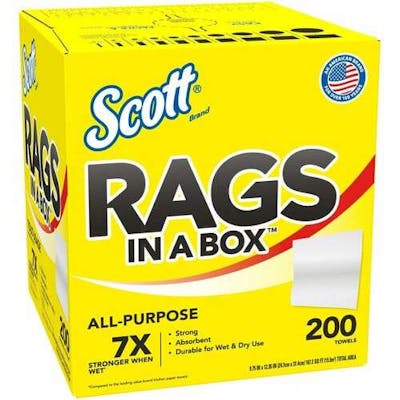 Scott Rags in a Box - 8 Pack