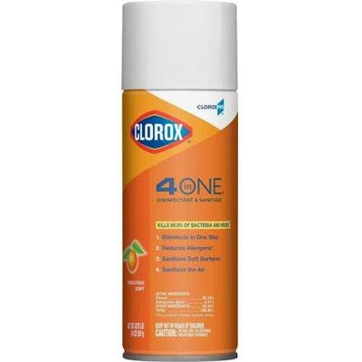 CloroxPro 4 in One Disinfectant &amp; Sanitizer - 12 Pack, Fresh Citrus
