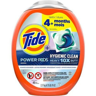 Tide Hygienic Clean Heavy Duty Pods - 4 Pack, Original
