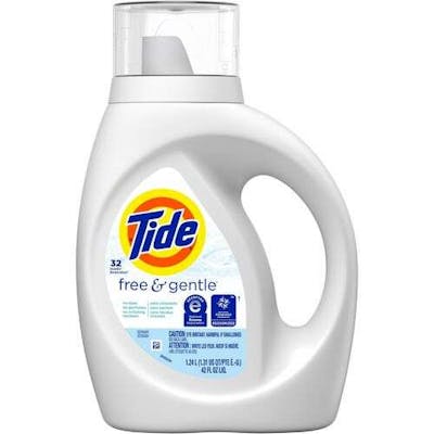 Tide Free and Gentle Liquid Detergent - 6 Pack, 42 oz