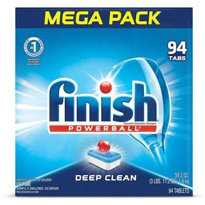 Finish Powerball Dishwasher Tabs - 4 Pack