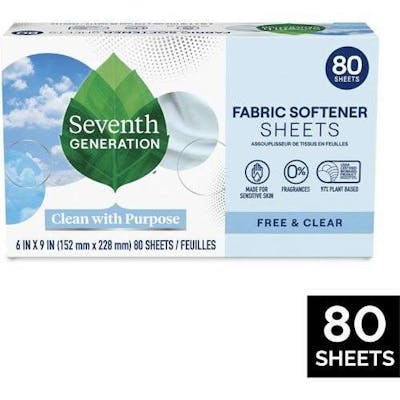 Seventh Generation Fabric Softener Sheets - 4 Pack