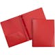 2 Pocket Poly Folders - 3 Prong, Red (1 of 4)