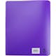 2 Pocket Poly Folders - 3 Prong, Purple (4 of 4)
