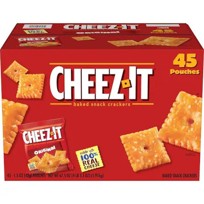 Cheez-It Crackers - Original, 1.5 oz., 45 Pack