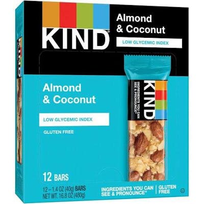 KIND Bars - Almond &amp; Coconut, 12 Bars