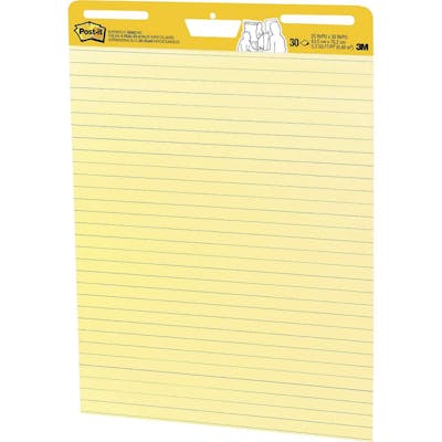 Post-It Super Sticky Easel Pads - Yellow, 25" x 30"