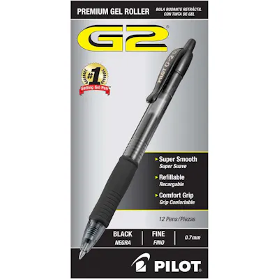G2 Premium Gel Ink Retractable Pens - Black