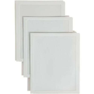 View 2-Poly Pocket Folders - Oyster