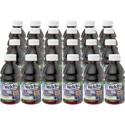 Welch's 100 Percent Grape Juice - 24, 10 oz bottles