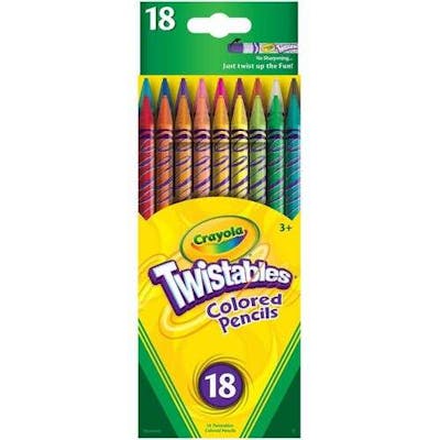 Crayola Twistables Colored Pencils - 18 Pack