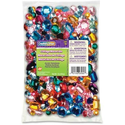 Acrylic Gemstones - Assorted Colors