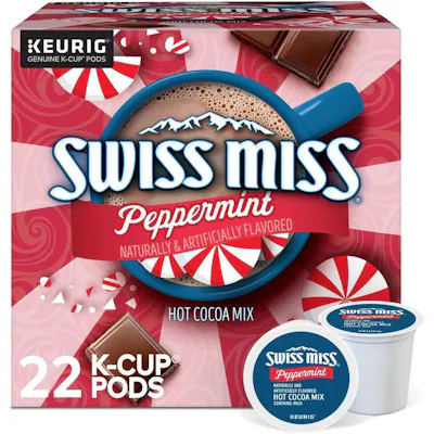 Swiss Miss K-Cup Peppermint Hot Cocoa - 22 Pack