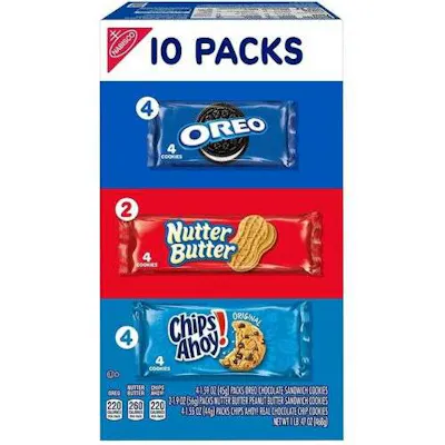 Assorted Cookie Packs - 10 Pack
