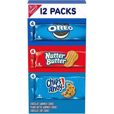 Assorted Cookie Packs - 12 Pack