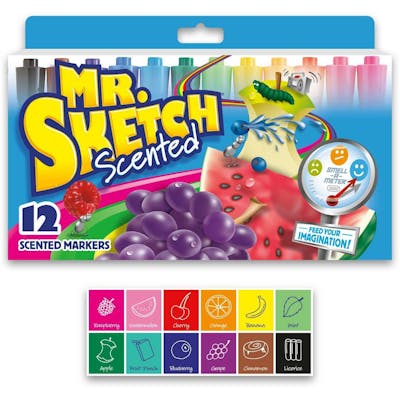 Mr. Sketch Scented Watercolor Markers - 12 Count