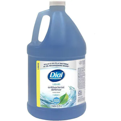 Dial Spring Water Scent Liquid Hand Soap, Antibacterial - 1 Gallon
