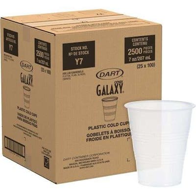 Solo Galaxy Plastic Cold Cups, 7oz.