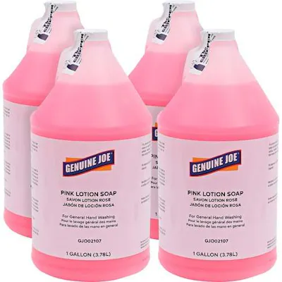 Genuine Joe Pink Lotion Soap - 1 Gallon