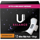U by Kotex Ultra Thin Overnight Pads image number null