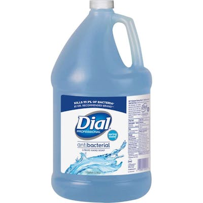 Dial Spring Water Scent Liquid Hand Soap, Antibacterial - 1 Gallon