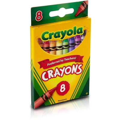 Bulk Crayola Crayons - 8 Count, Nontoxic, Long-lasting - DollarDays