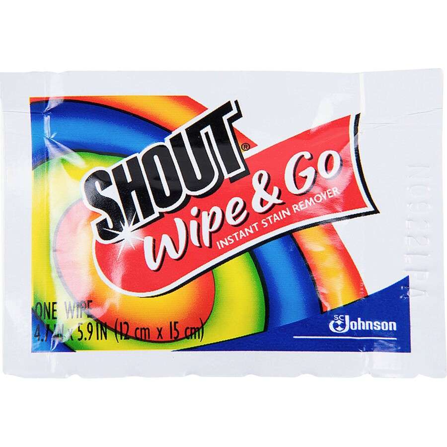 Shout Wipe & Go Instant Stain Remover Wipes - 12 count