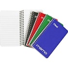 Memo Books - College Ruled, 60 Sheets, 4 Colors image number null