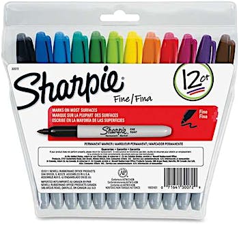 Ezzgol Permanent Markers Bulk, Permanent Marker Bulk Pack of 72, 4 Assorted  Colors, Fine Point Permanent Markers For Kids and Adult Coloring as
