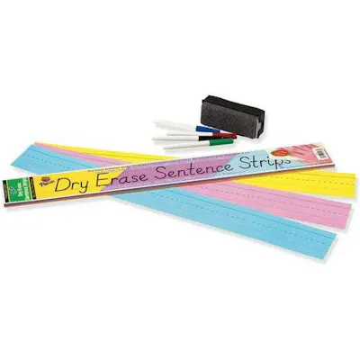 Pacon&reg; Dry Erase Sentence Strips - 12 Pack