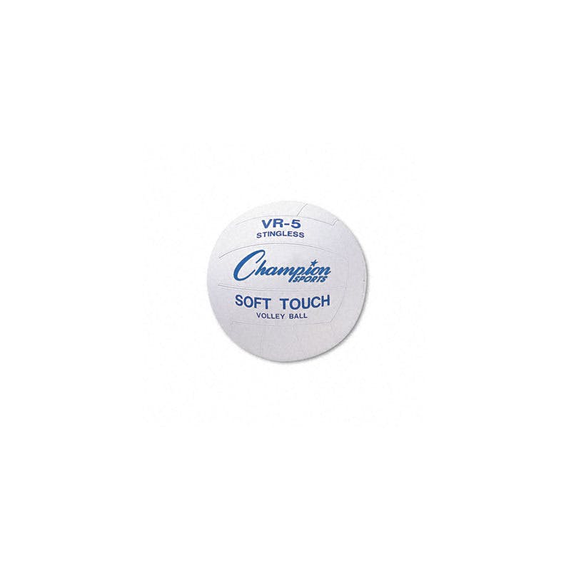 Volleyball Rubber/Nylon Official Size White