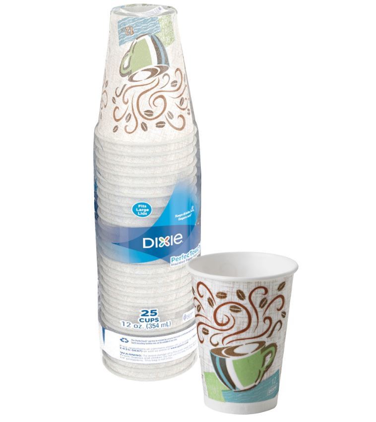 Bulk Dixie Perfect Touch Hot Cups 500 Cups
