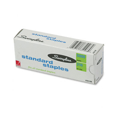 1 Standard Economy Chisel Point 210 Full Strip Staples 5,000//Box Swingline S.F