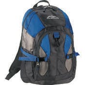 18.5" Classic Backpack - Blue, Black, & Gray