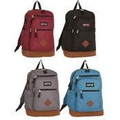 18.5" Classic Backpack - Assorted Colors, Leatherette Bottom