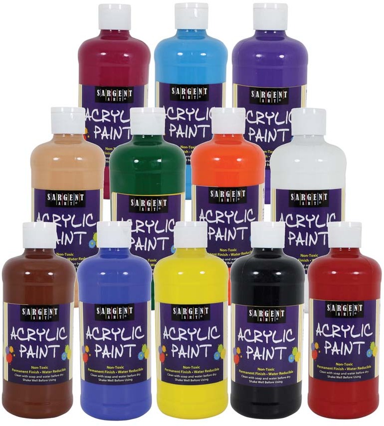 Wholesale Sargent Art Acrylic Paint Set SKU 1940573 DollarDays   24 2499 