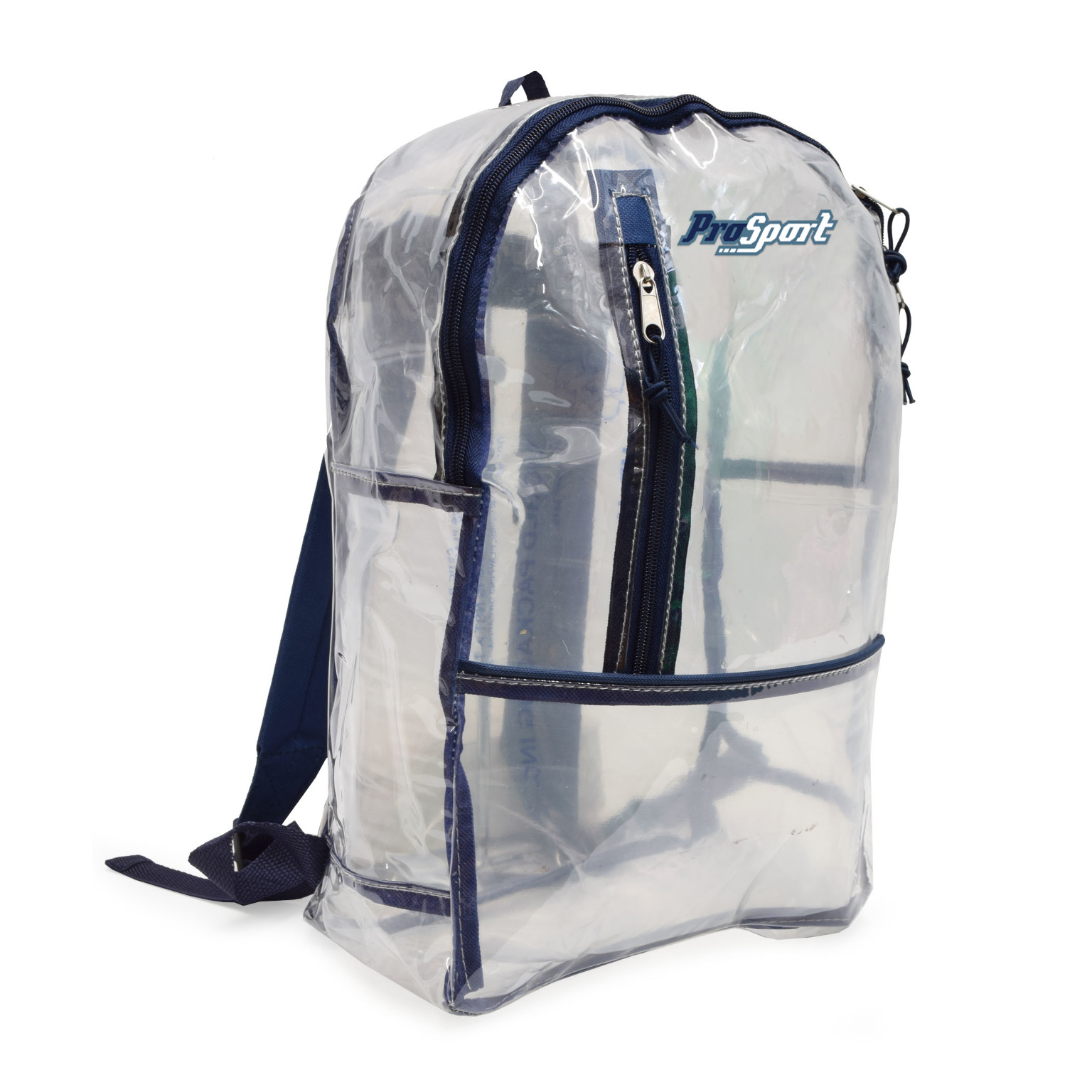 Wholesale 17" ProSport Basic Clear Backpack 4 Assorted Colors