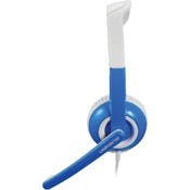 Kids' Junior Headsets with Mic - Blue, 20 mm Speaker, Adjustable