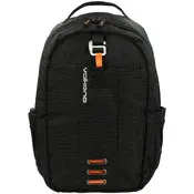 15.6" Backpack with Laptop Sleeve - Black, Orange