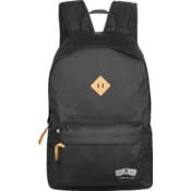 15.6" Backpack with Laptop Sleeve - Black, Adjustable, Padded