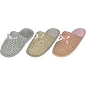 Women's Quilted Slippers - Assorted, Sizes S-XL