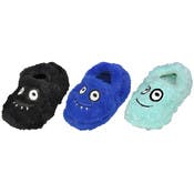 Toddler's Monster Fuzzy Slippers - Assorted, Size 5-10, Age 1-3 Years
