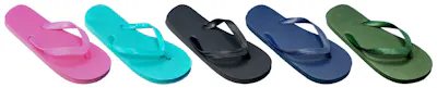 Kids Assorted Flip Flops, 11-4