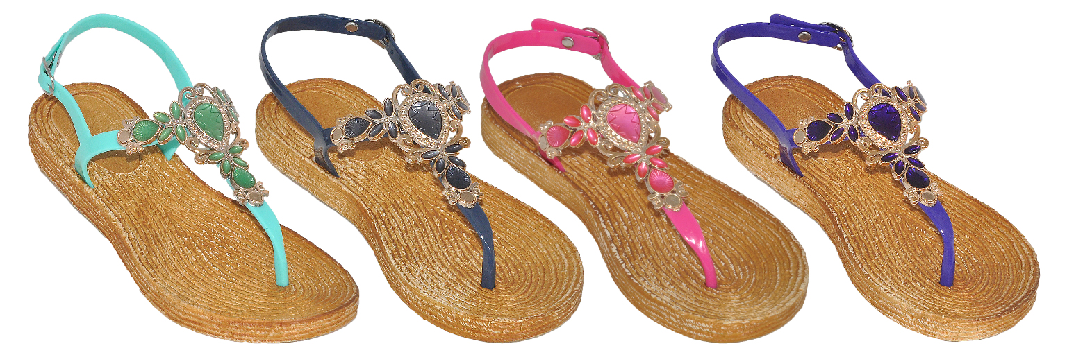 women's jeweled sandals