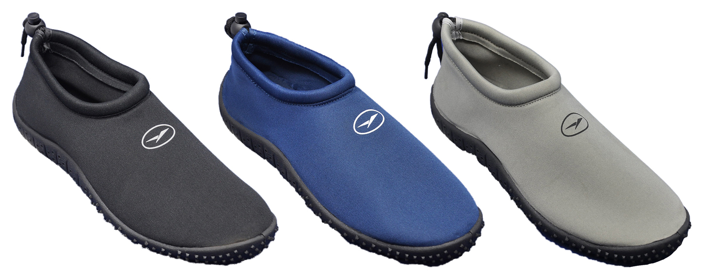 Aqua Socks Water Shoes For Beach and Pool Men's Sizes 8-13 