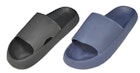 Men's Comfort Slides - Size S-XL, Black & Navy image number null