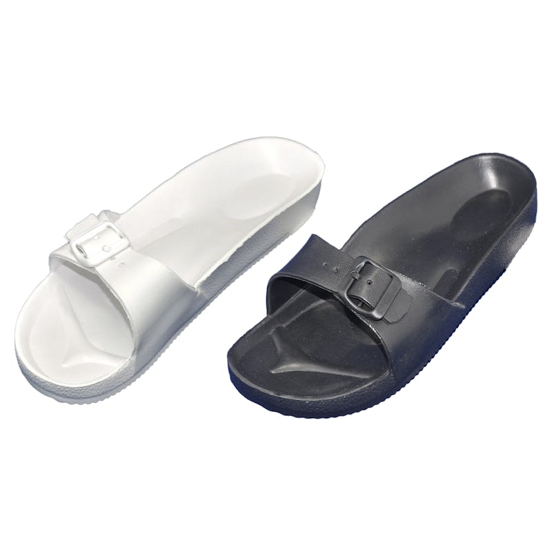 Women's Single Strap Footbed Slide Sandals