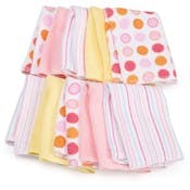 Terry Baby Washcloths - Pink, 10 Pack