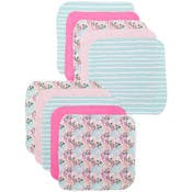 Terry Baby Washcloths - Coral, 10 Pack